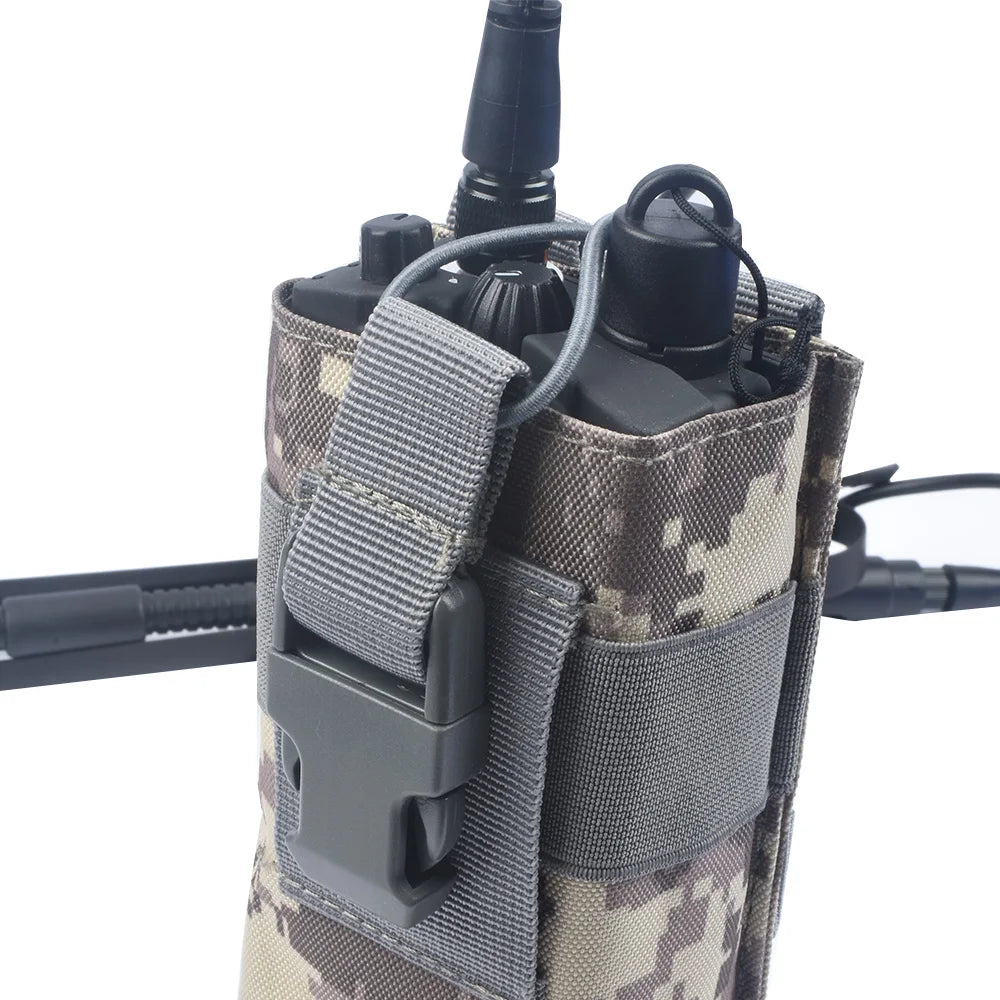 WADSN Tactical AN/PRC-152 Dummy Radio Case Hunting Wargame Outdoor Prc 152 VRC-110 Talkie Walkie Model with Raido Pouch Bag