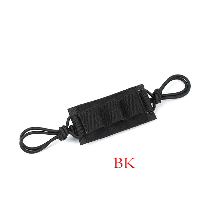 Outdoor Sports Tactical Helmet NVG Lanyard Elastic Battery Storage Board Bag Night Vision Device Fixed Strap Band