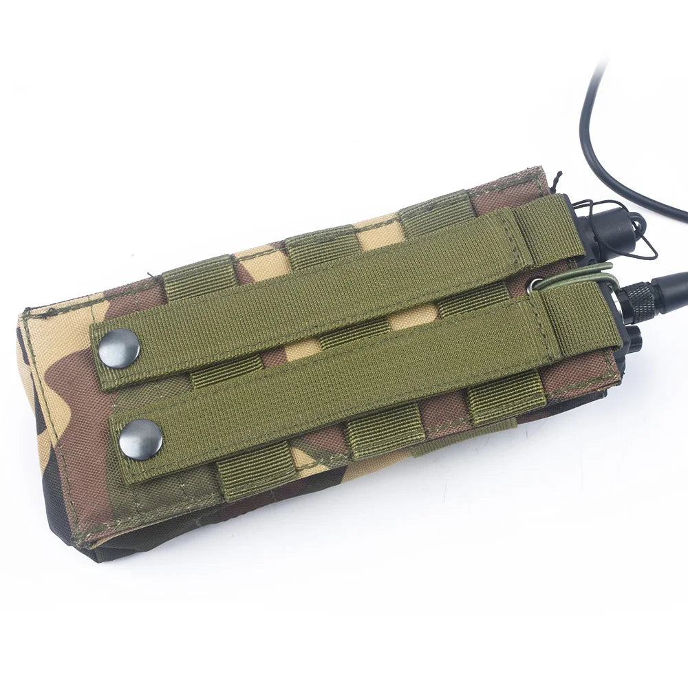 WADSN Tactical AN/PRC-152 Dummy Radio Case Hunting Wargame Outdoor Prc 152 VRC-110 Talkie Walkie Model with Raido Pouch Bag