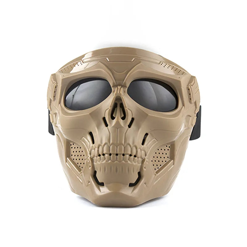 Tactical Paintball Skull Masks Outdoor Hunting Shooting Training Mask Military Full Face Safety Airsoft Combat Cs Wargame Masks