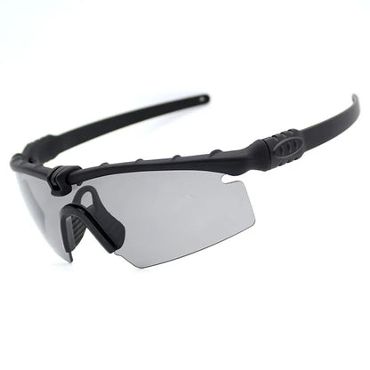 Impact Protection Tactical Goggles, High Protection, PC Lenses, Skiing, Mountaineering, Cycling, Shooting Training