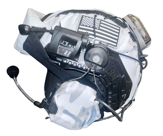 Operator Snow Camo Helmet Set