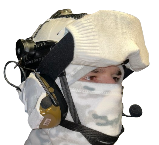 Operator Snow Camo Helmet Set