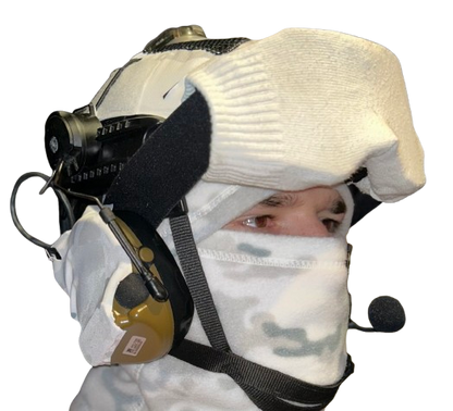 Operator Snow Camo Helmet Set