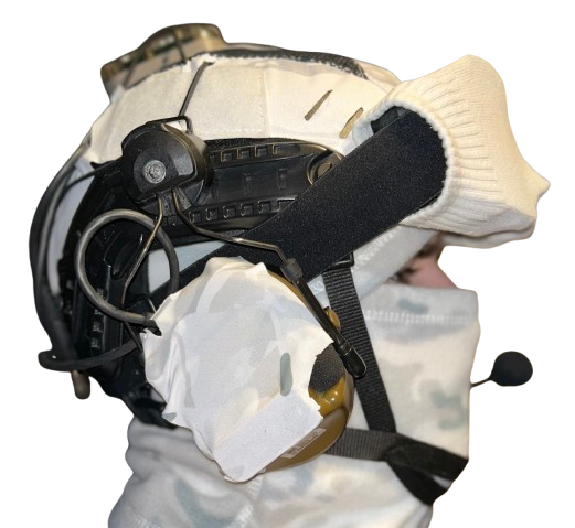 Operator Snow Camo Helmet Set