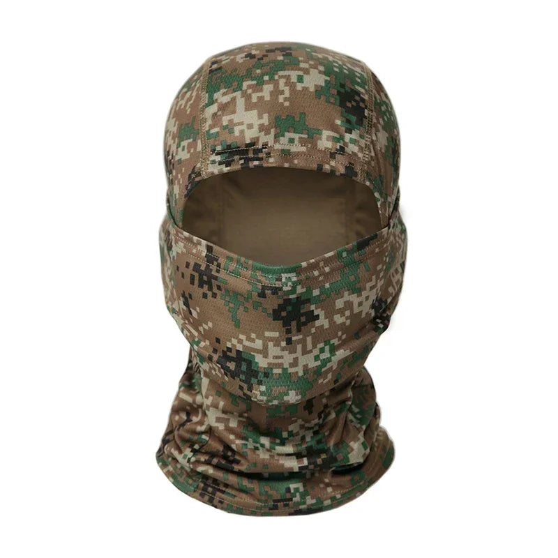 Tactical Camouflage Balaclava Hat Full Face Mask Skiing Cp Cycling Hunting Head Neck Cover Helmet Liner Cap Military Men Scarf