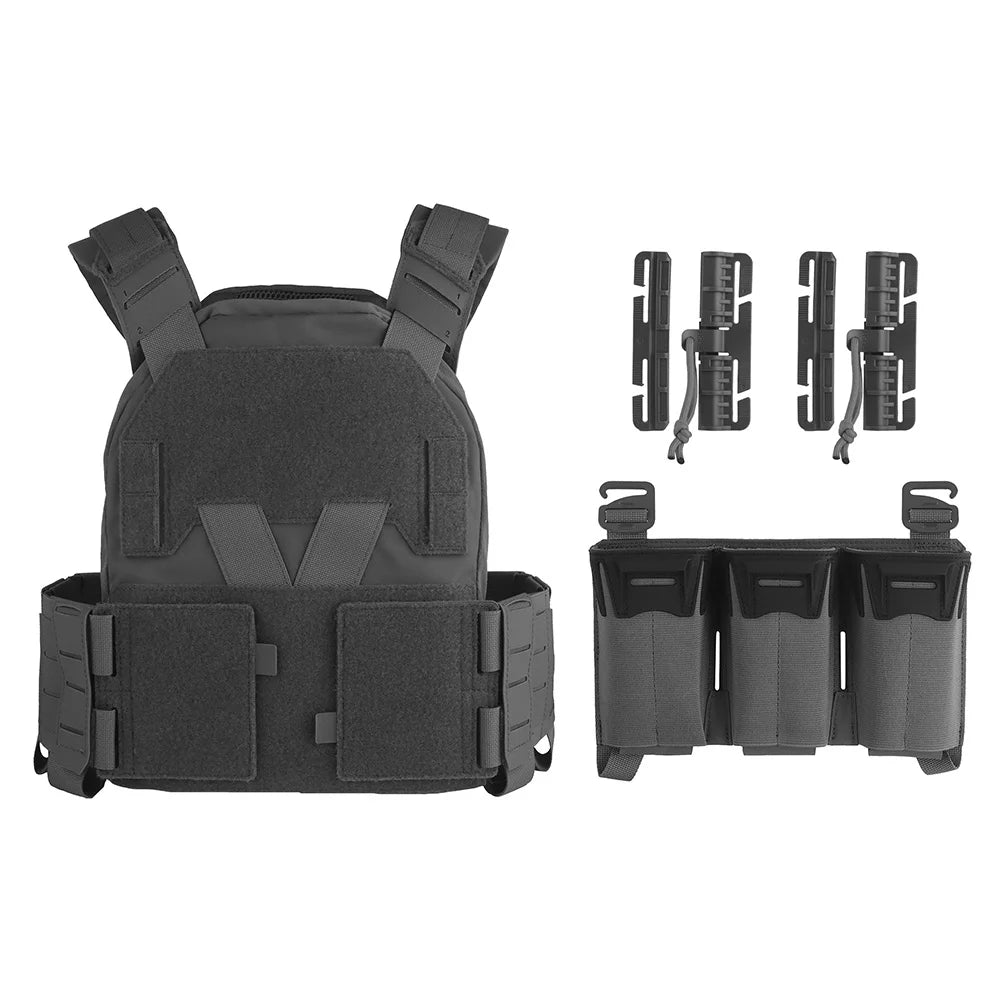 OPHIDIANTAC Multi-caliber three-MAg bag low-visibility vest, 9mm /5.56/7.62 air flexible board carrier Agilit hunting vest