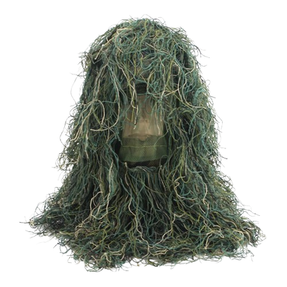 Woodland/ Desert Ghillie Suit Hood – Tactical Camouflage Concealment