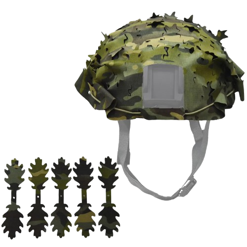 Helmet Camouflage Cover Leaves