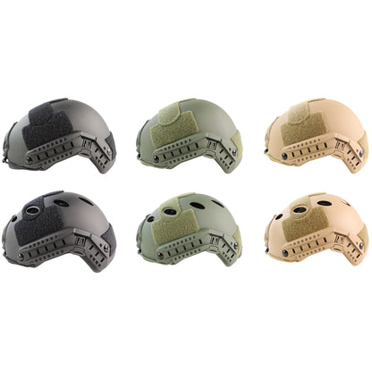 Airsoft Tactical Helmet Adjustable Knob Thicken ABS Outdoor Fast Helmet Riding Shooting CS Protective Fast Helmets Military Gear