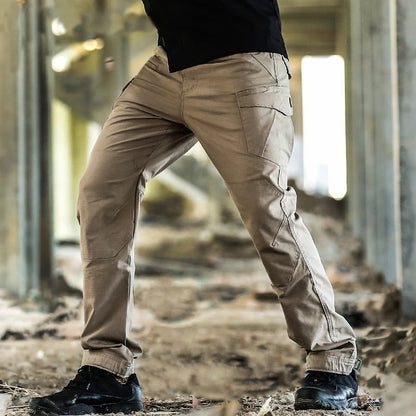 Men's Tactical Cargo Pants - Waterproof, Multi-Pocket, Durable Outdoor Combat Work Trousers