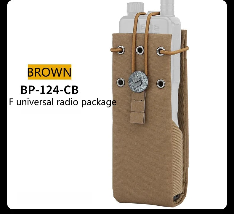 Multi functional Molle Radio Walkie Talkie Pouch Waist Bag For MPU5 PRC163 152 148 Interphone Holster Outdoor Vest Accessories