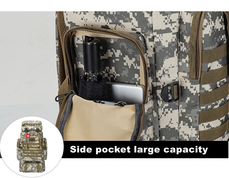 80L Tactical Expedition Backpack