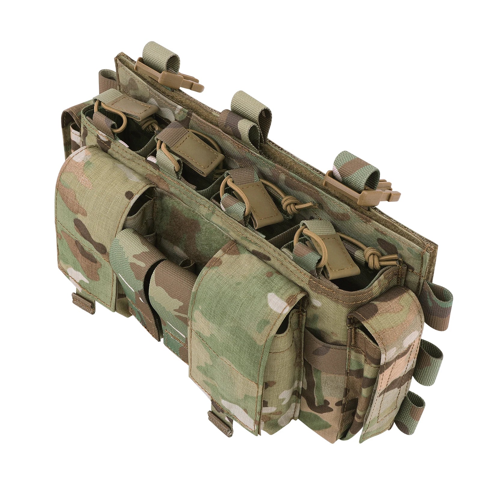 KRYDEX SCARAB Plate Carrier Tactical Heavy Duty Modular MOLLE Vest With 556 Magazine Pouch Placard For Outdoor Hunting