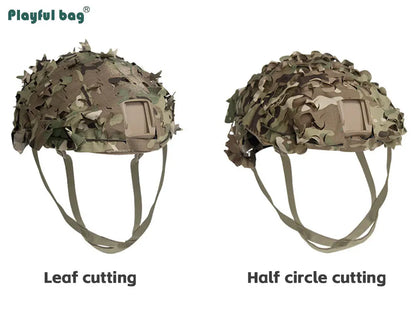 FAST Tactical Helmet Camouflage Cover Outdoor Cosplay CAMO Cloth Hunting Helmet Protective Shelter Laser Cutting NA57