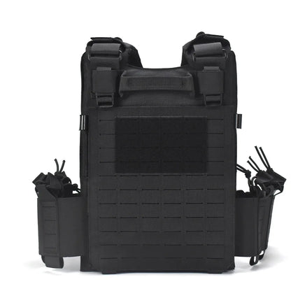 New combat vest 6094 quick detachable light laser cut tactical vest black gear to carry Protective plate