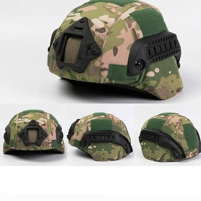 MICH2000 Tactical Helmet Cover Hunting Airsoft Outdoor Shooting Sports Camouflage Protective Helmet Cloth Cover Helmet Accessory