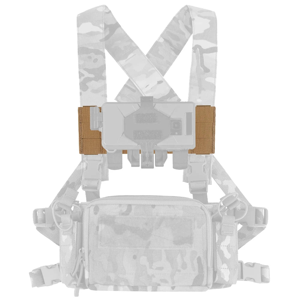 Tactical Chest Rig Harnesses MOLLE Expansion Plate Navigation Pouch Phone Case Mount D3CRM Chest Rig Hunting Vest Accessories
