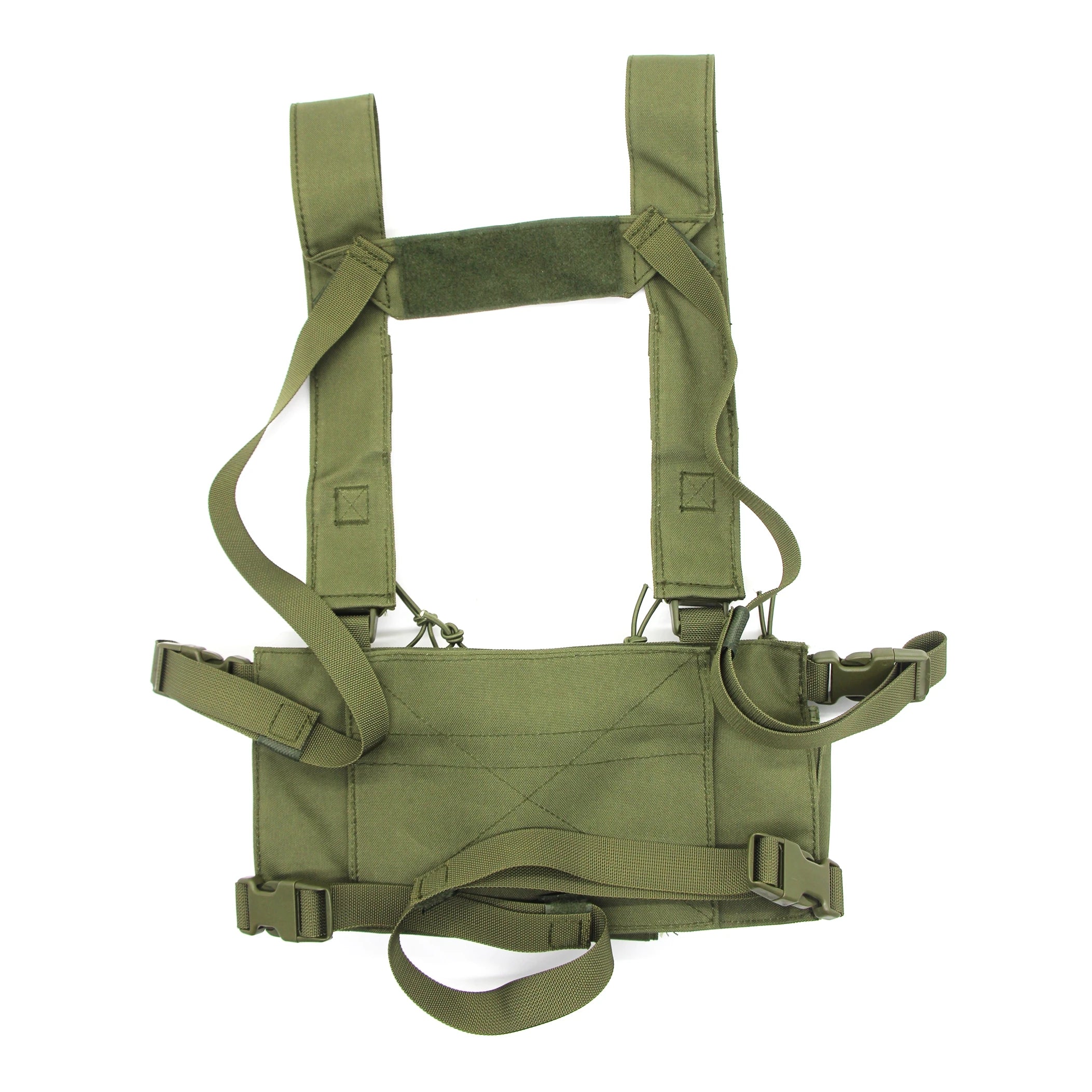 Tactical D3 Chest Rig Bag Radio Harness Front Pouch Holster Military Vest Rig Bag Adjustable Functional Two Way Radio Pouch