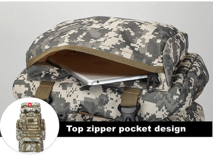 80L Tactical Expedition Backpack