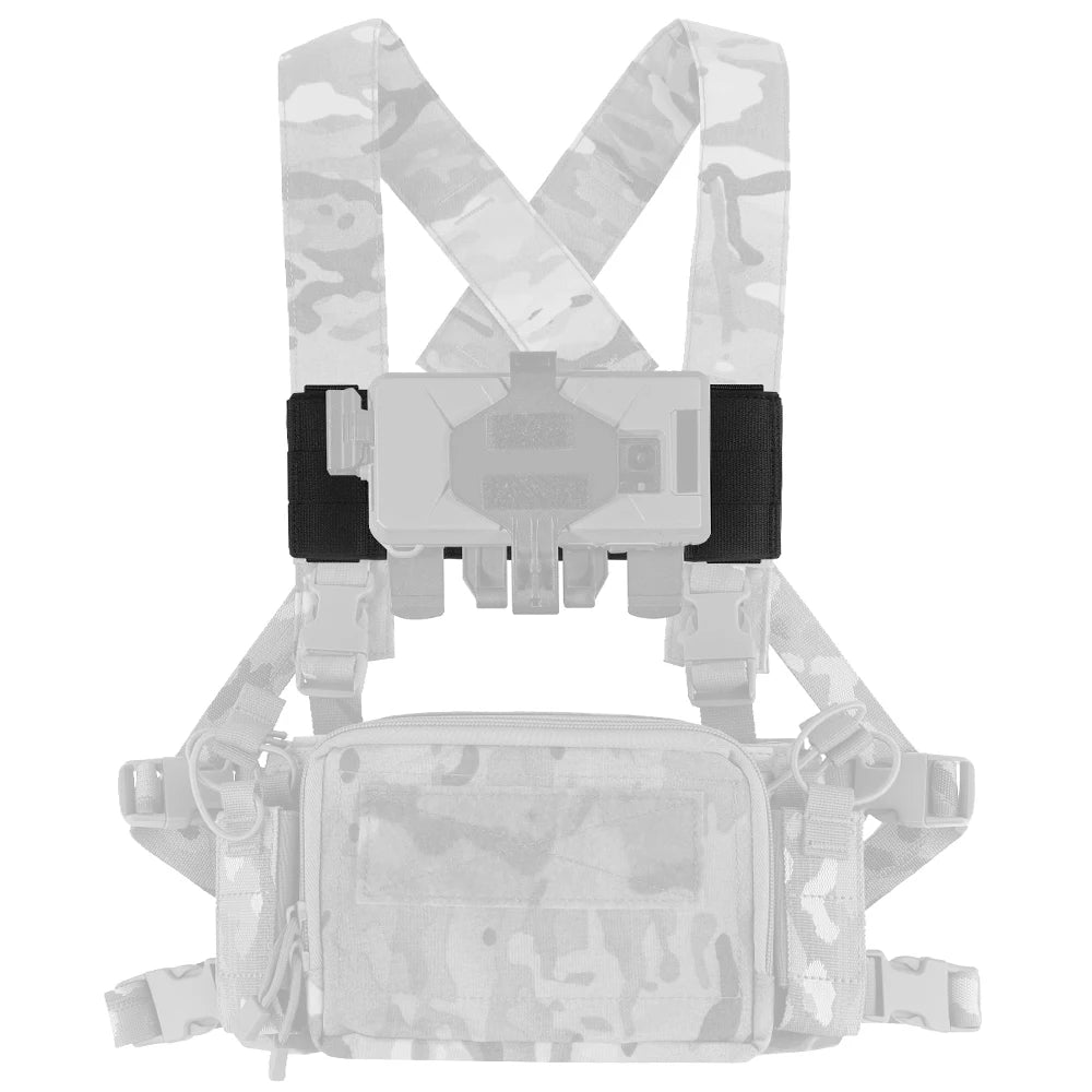 Tactical Chest Rig Harnesses MOLLE Expansion Plate Navigation Pouch Phone Case Mount D3CRM Chest Rig Hunting Vest Accessories