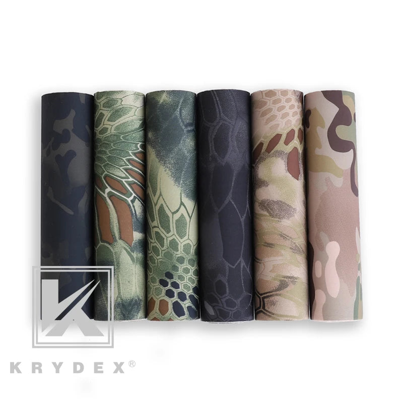 KRYDEX Tactical Elastic Camouflage Stickers 150*20/30 MC Camo Tactical Wrap Adhesive Decal DIY Roll Shooting Hunting Accessories
