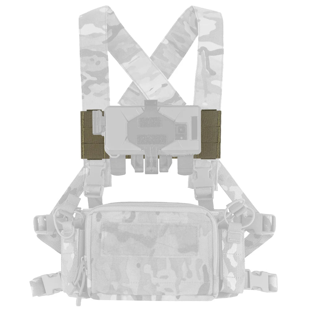 Tactical Chest Rig Harnesses MOLLE Expansion Plate Navigation Pouch Phone Case Mount D3CRM Chest Rig Hunting Vest Accessories