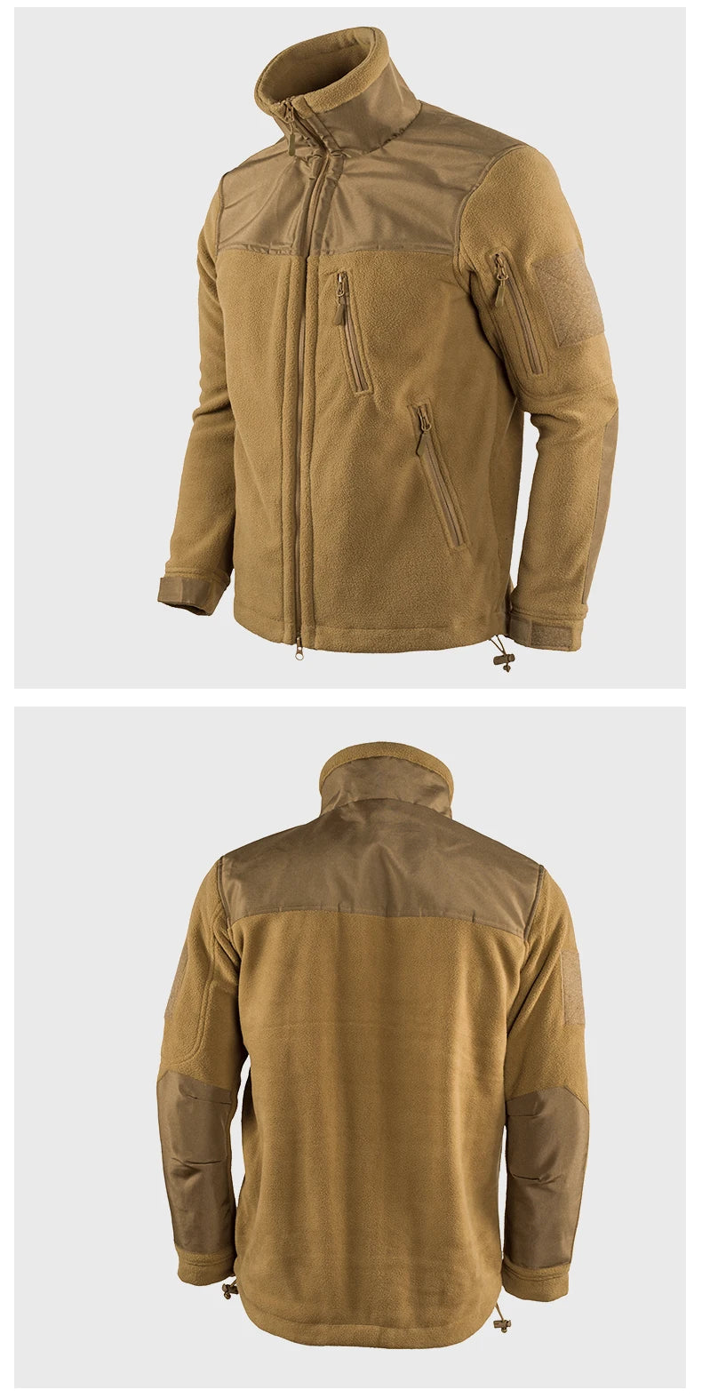 Tactical Winter Jacket Military Fleece Jacket Thermal Warm Camouflage Work Coats Mens Warm Clothes Safari Jacket Outwear