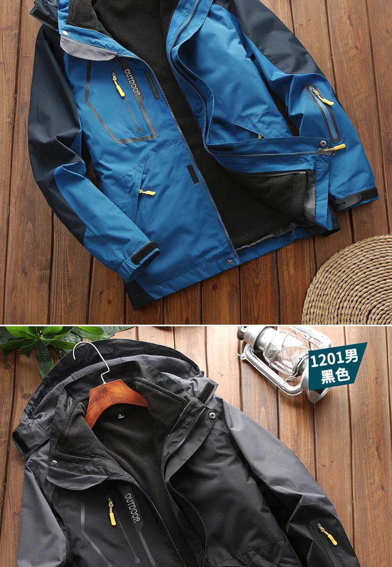 Winter Ski Jacket Men Warm Skiing Snowboard Trekking Jackets Windproof Waterproof Breathable Snow Coats Jacket For Men