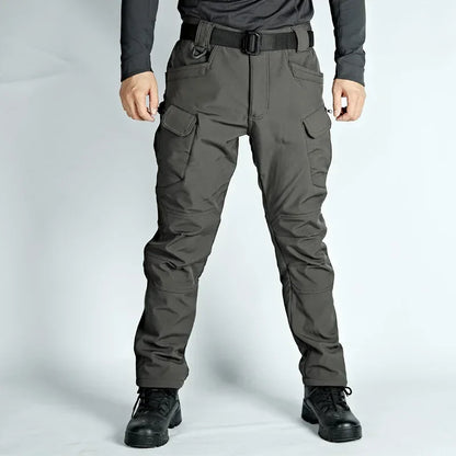 Tactical Pants Men X7 Soft Shell Fleece Windproof Waterproof Camo Combat Trousers Big Pocket Wear-resistant Trekking Cargo Pants