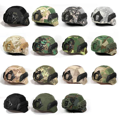 MICH2000 Tactical Helmet Cover Hunting Airsoft Outdoor Shooting Sports Camouflage Protective Helmet Cloth Cover Helmet Accessory