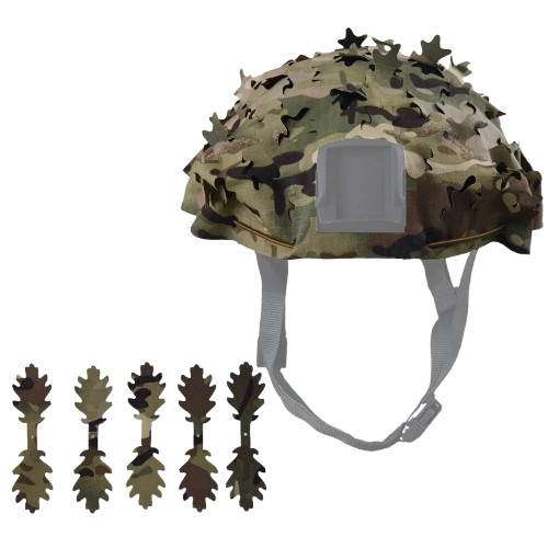 Helmet Camouflage Cover Leaves