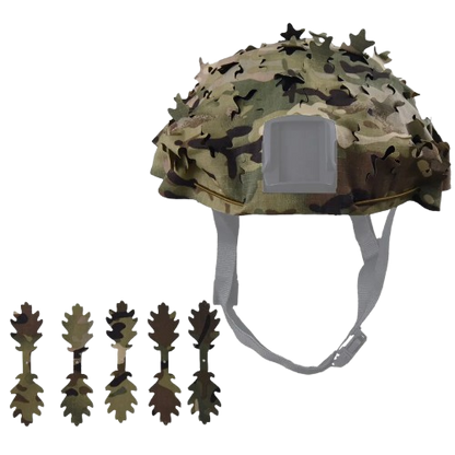 Helmet Camouflage Cover Leaves