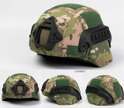 Tactical Helmet Cover Airsoft Paintball Wargame CS Camouflage Helmet Case Cloth Cover for MICH 2000 Helmet