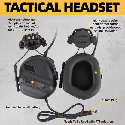 Tactical Fast Helmet Adjustable Mask Goggles Airsoft Headset Set Outdoor Hunting Shooting Paintball Tactical Airsoft Helmets Set