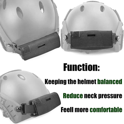 Helmet Counterbalance Weight Bag,Tactical Helmet Counterweight NVG Pouch for OPS Fast BJ PJ MH Tactical Helmet Accessories