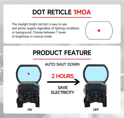 HD101 Tactical Reflex Red Dot Sight