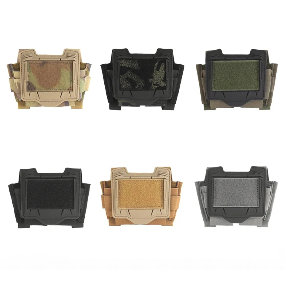 Outdoor Tactical Helmet NVG Battery sub-pouch Case Storage Bag Balance Weight Multifunctional Removable Helmet Storage Pouch