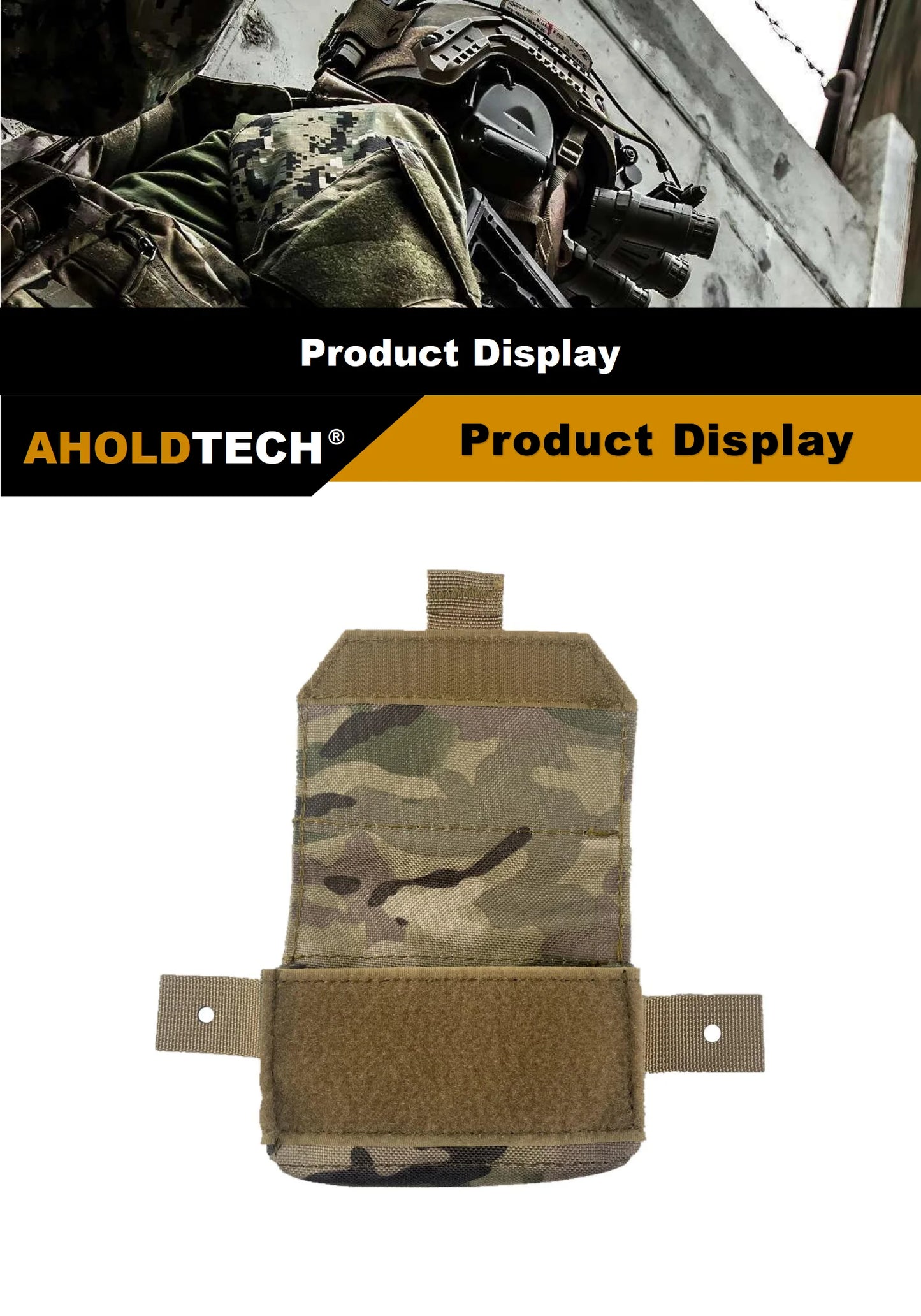 Aholdtech Tactical Counterbalance Weight Bag Helmet Battery Balancing Pack Bag NVG CounterWeight Pouch Helmet Accessories Gear