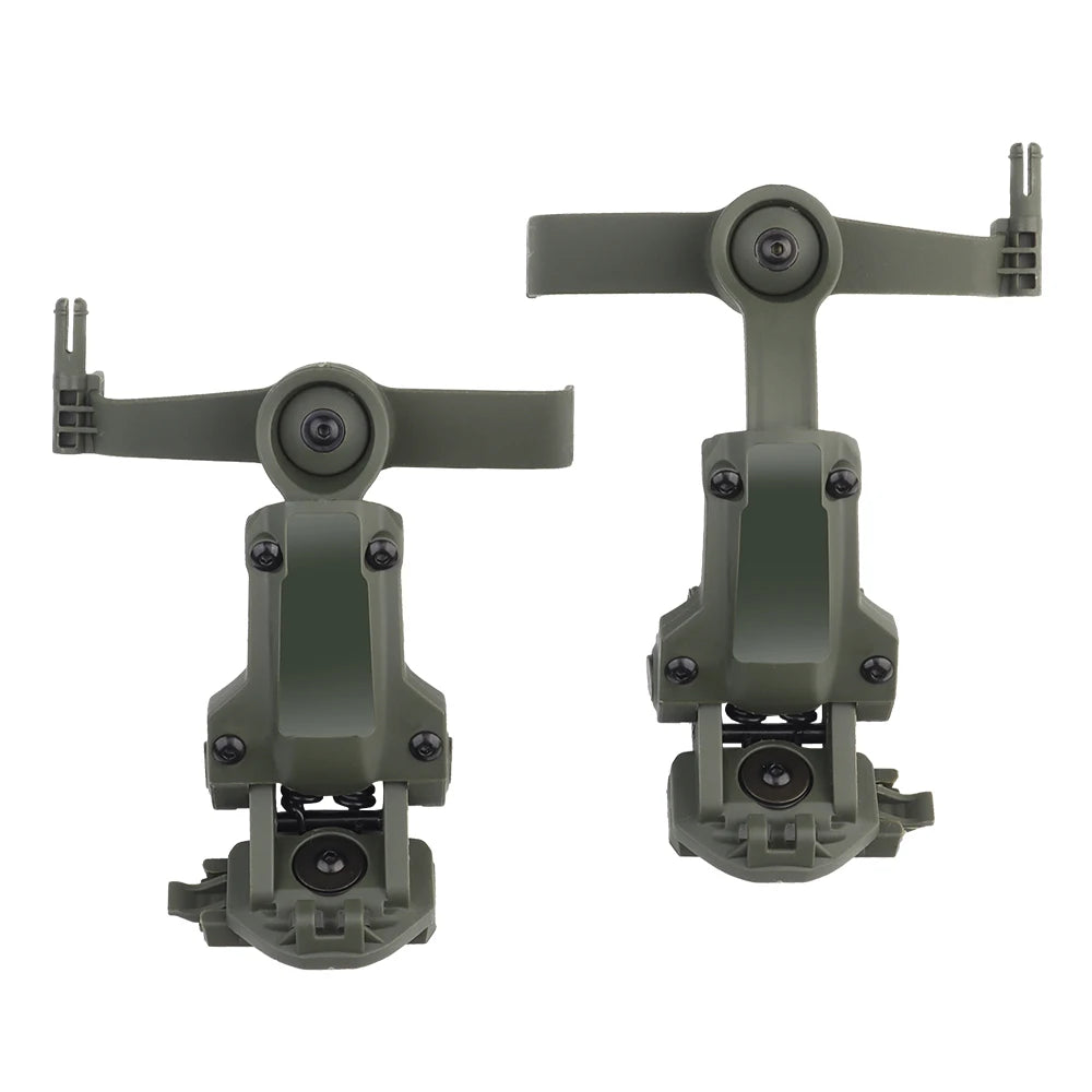 Tactical Headset Rail Mount 360° Rotation for C2、C3/C Series Headset Bracket Adapter Fit OPS Core ARC M-LOK Helmet Accessory