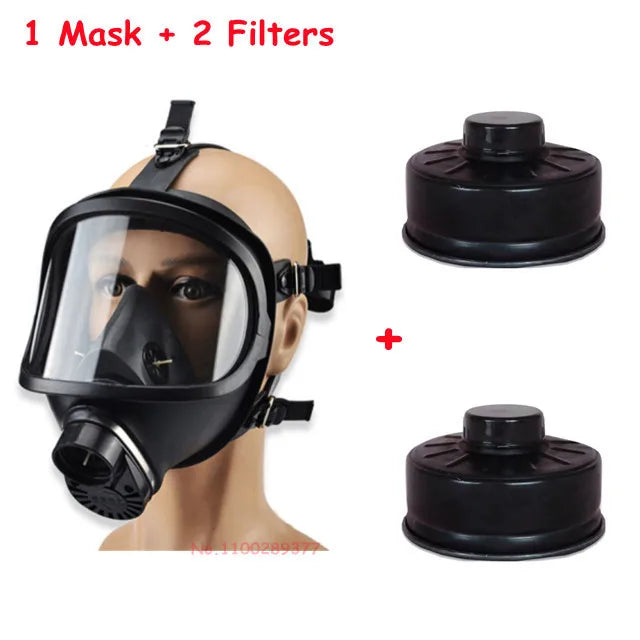 Chemical respirator filter self-priming mask Nuclear pollution protection Full face gas mask, MF14/87 Gas Mask