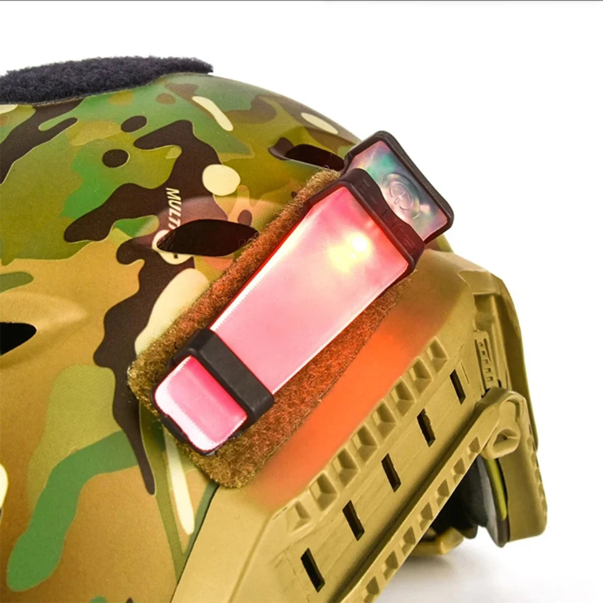 Tactical Helmet Light Blue Green Red IR Strobe Waterproof Outdoor Survival Safety Signal Flash Lamp Helmet Accessories