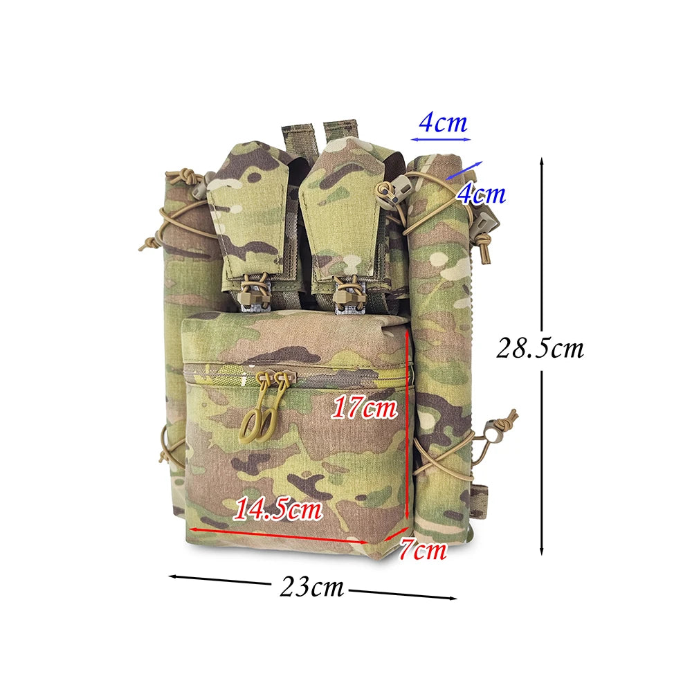 Tactical Back Panel Pack - Twin Backplate System