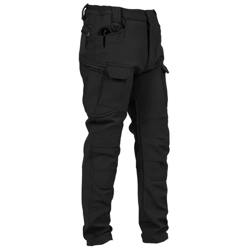 Tactical Pants Men X7 Soft Shell Fleece Windproof Waterproof Camo Combat Trousers Big Pocket Wear-resistant Trekking Cargo Pants