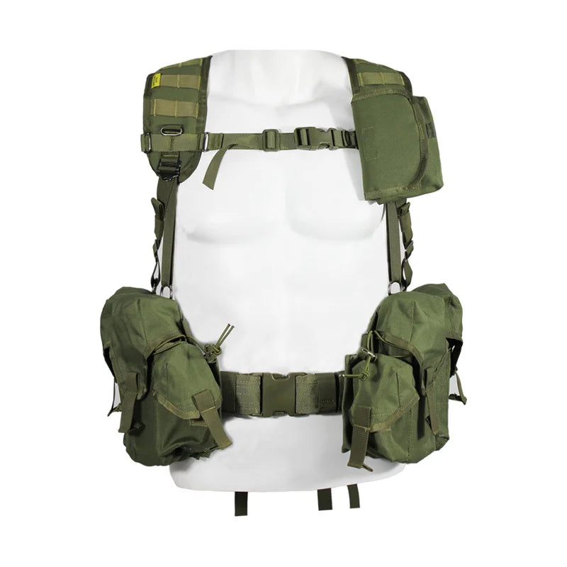 Tactical Outdoor Chest Rig Military Training Vest for Wargame Breathable Chest Harness Modular Durable for Military Enthusiasts