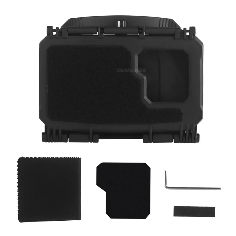 Tactical MOLLE Phone Storage Box Hunting Vests Plate Carrier Phone Holder Navigation Board Airsoft Shooting Admin Panel Board