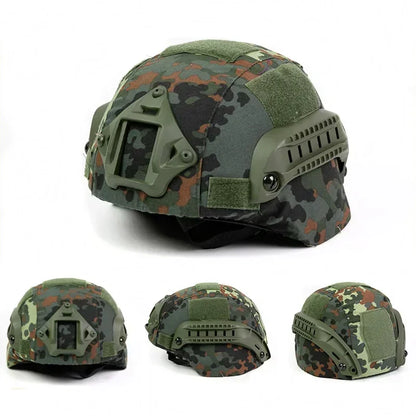 MICH2000 Tactical Helmet Cover Hunting Airsoft Outdoor Shooting Sports Camouflage Protective Helmet Cloth Cover Helmet Accessory