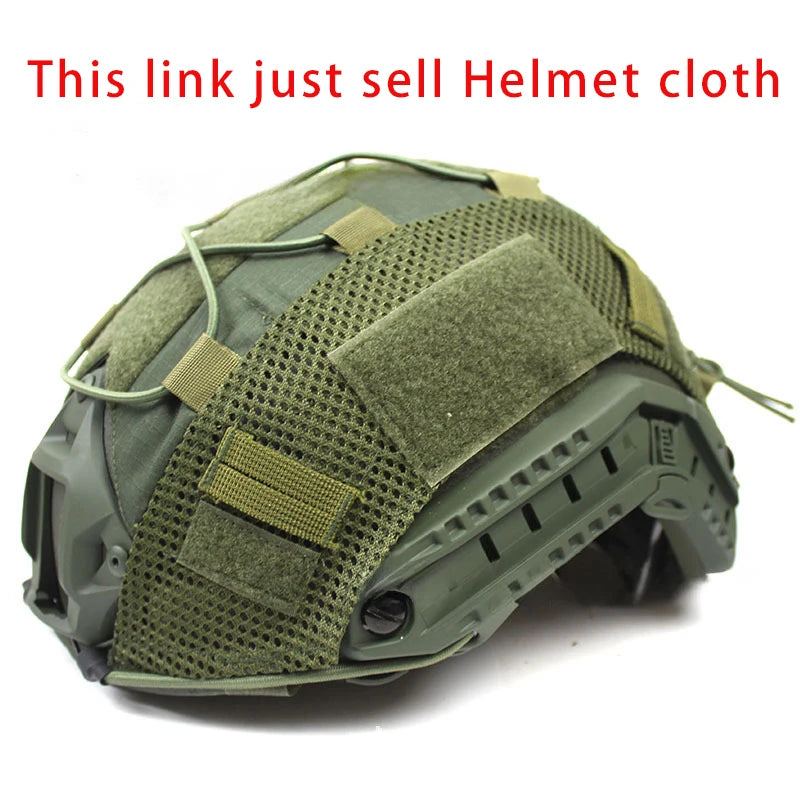 Tactical Helmet Cover 500D for Fast Helmet Multi-Camo Helmet Cover for Airsoft HelmetMilitary Paintball Hunting Shooting Gear