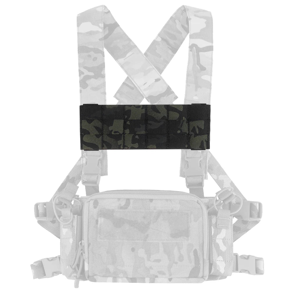 Tactical Chest Rig Harnesses MOLLE Expansion Plate Navigation Pouch Phone Case Mount D3CRM Chest Rig Hunting Vest Accessories