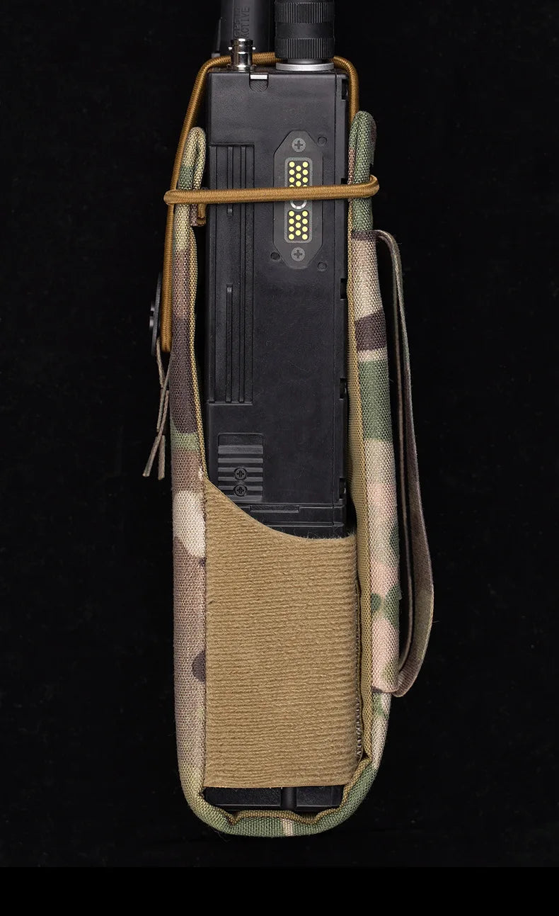 Multi functional Molle Radio Walkie Talkie Pouch Waist Bag For MPU5 PRC163 152 148 Interphone Holster Outdoor Vest Accessories